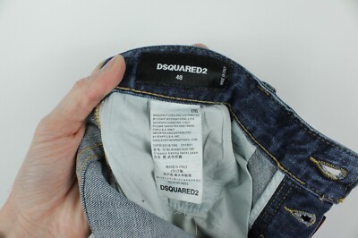 Dsquared2 Classic Kenny Twist Slim Fit Distressed Denim Dsquared2 Classic Kenny Twist Slim Fit Distressed Denim