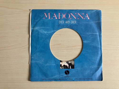 Madonna _ Over and Over / Borderline _ Cover 45 Umdrehungen 7" JukeBox Promo 1986 - Bild 2 von 2