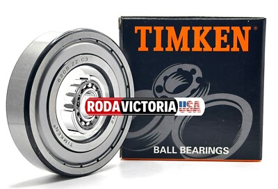 TIMKEN 6208 ZZ C3 DEEP GROOVE BALL BEARING, METAL SHIELDED
