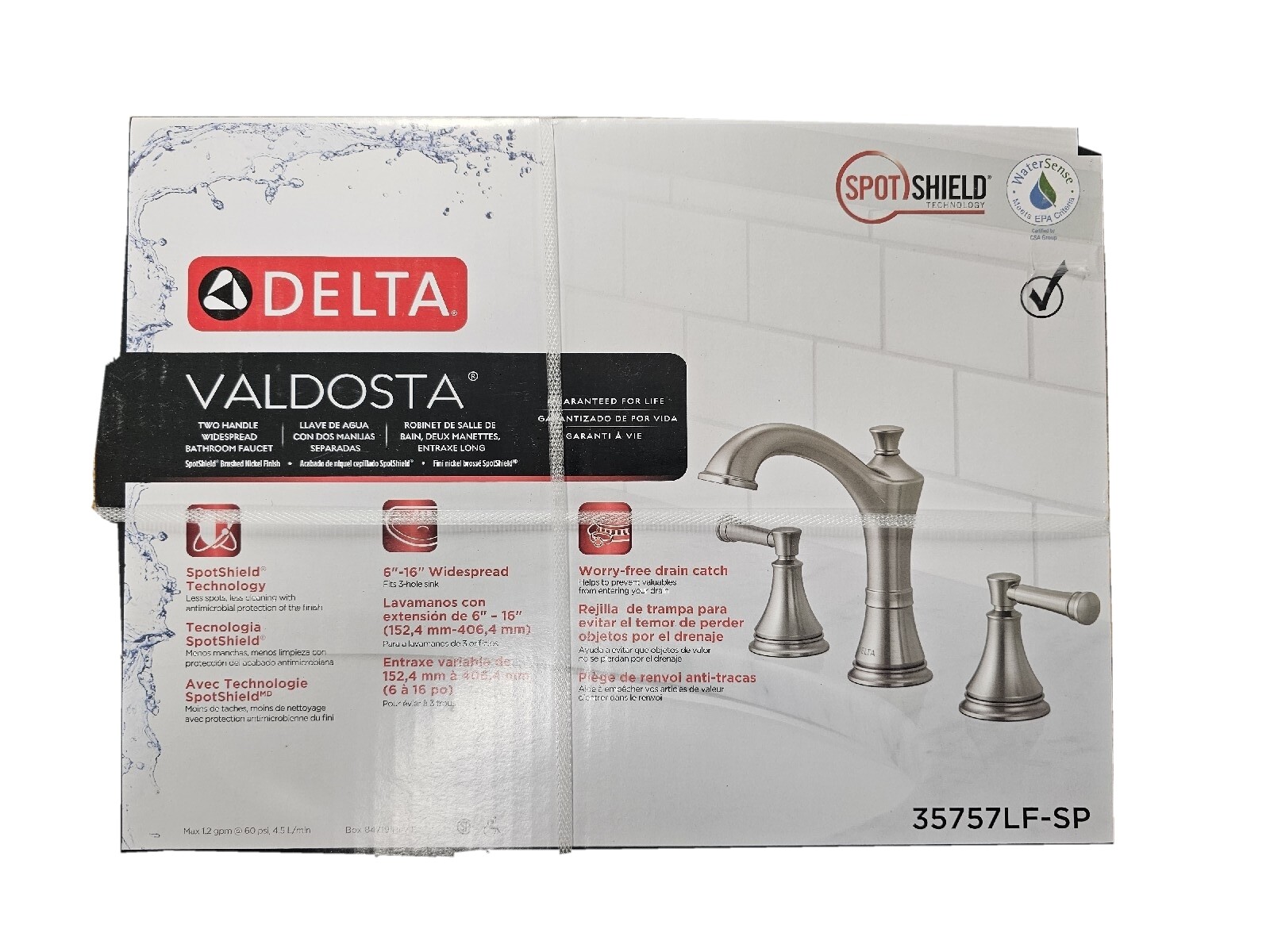 Delta Valdosta TwoHandle Widespread Bathroom Faucet mail.ddgusev
