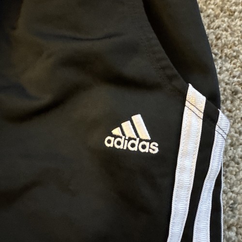 Adidas Girls M 10/12 Athletic Trainer Pants Black GUC - Picture 3 of 6