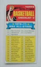  1970-71 Topps #101 Checklist #2  MINT -