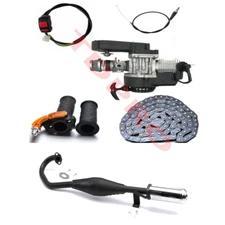 2 Stroke 50CC 49CC Engine Motor Kit Scooter Mini Dirt Pocket Bike Bicycle Quad