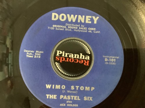 The Pastel Six – Wimo Stomp / Twitchin USED ROCK 45 Piranha Records - Picture 5 of 5