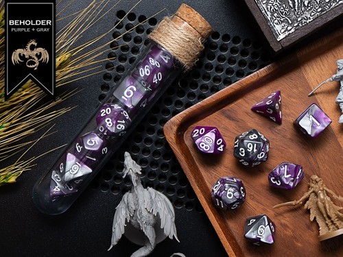 Juego de dados DnD - ¡Muchas variaciones TÚ ELIGES! | Para DnD D&D MTG RPG TRPG - Imagen 34 de 49