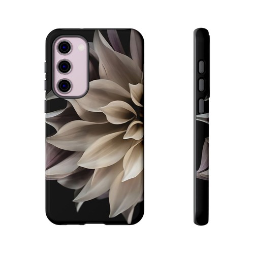Tough Case For iPhone, Samsung Galaxy, Pixel, Cream Dahlia Flower Print - 第 177/223 張圖片