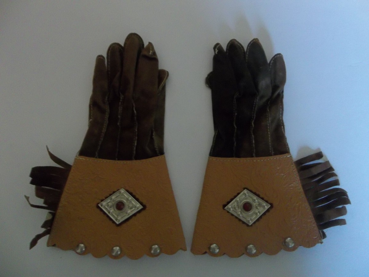 COWBOY KIDS GLOVES WITH FRINGE - 1940'S | eBay