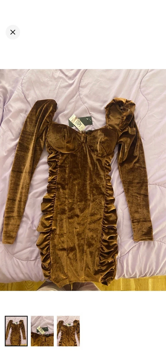 Ruffle Brown Dresses for Women for sale | eBay