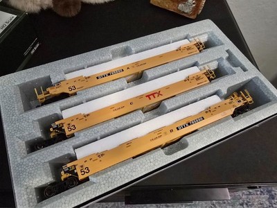 Kato HO Gunderson Maxi IV Well Cars TTX New Logo #765690 Kadee #120 #30-9042