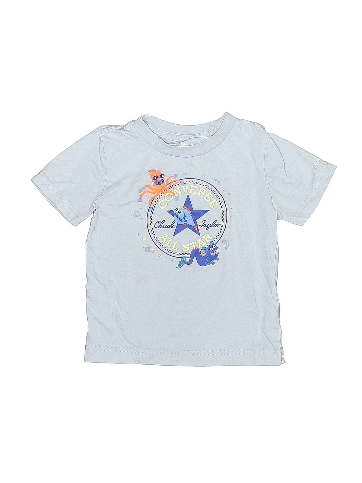 Converse Boys Blue Short Sleeve T-Shirt 4T