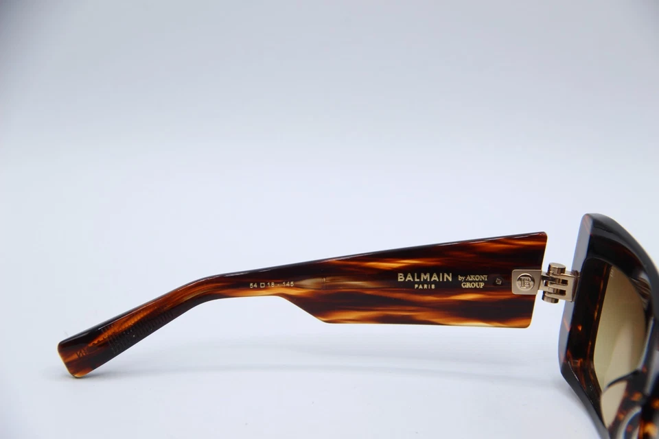 NUEVAS GAFAS DE SOL BALMAIN ENVIE BPS-140B-54 BRN-GLD MARRÓN MARCOS AUTÉNTICOS 54-18 Foto 3 de 4