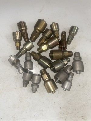 Parker 43 Series Hydraulic Hose Fittings A Pack for Assorted Fittings Krimp New