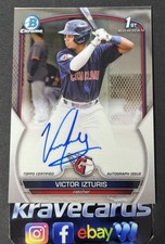 Victor Izturis 2023 Bowman Chrome Prospect Autographs #CPA-VI Guardians