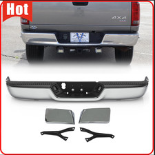Chrome Rear Bumper Assembly For 2009-2018 Dodge Ram 1500 2010-2012 Ram 2500 3500