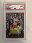 2024 Panini Select Bo Nix #30 Purple Shock Prizm /360 (RC) PSA 8
