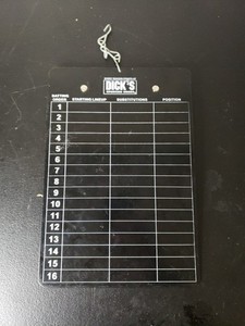 DICK'S Sporting Goods Magnetic Line-Up Board