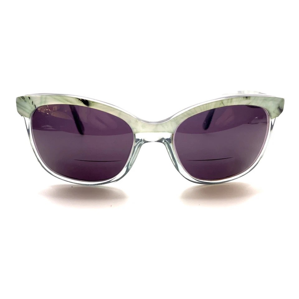 Очки солнцезащитные Vera Wang V285 прозрачные зеленые прямоугольные оправы 54-18 135 дизайнерские женские - Изображение 2 из 4