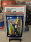 2024 Panini Donruss Optic - Rated Rookie Drake Maye #229 Blue Hyper Prizm (RC)