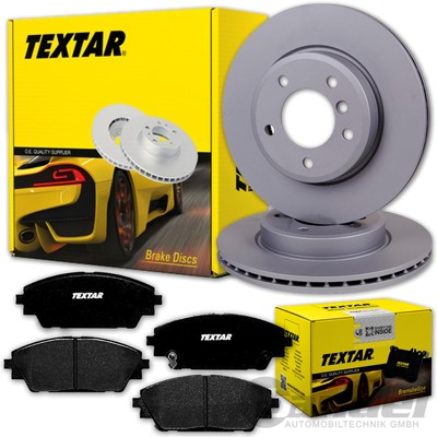 TEXTAR BREMSSCHEIBEN 295mm + BELÄGE VORNE passend für MAZDA CX-3 DK + 3 BM BN