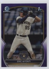 2023 Bowman Draft Chrome Purple Refractor 190/250 Eric Bitonti #BDC-134 0y2q