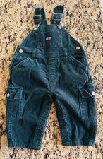 VTG Old Navy Overalls 6-12 Months Green Corduroy