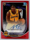 2025-26 Bowman #BCA-AT Adou Thiero Chrome Autographs Red Refractor #/5
