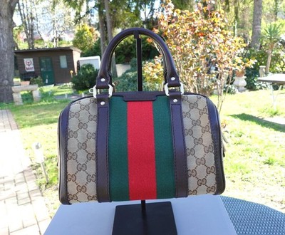 GUCCI BAG logo gg supreme beige small medium iconic guccissima boston handbag