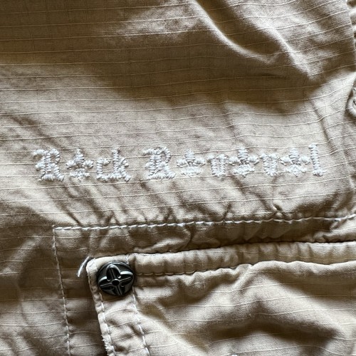 Rock Revival Mens Ripstop Cargo Shorts Size 36 Khaki Y2K PLEASE READ - Picture 12 of 16