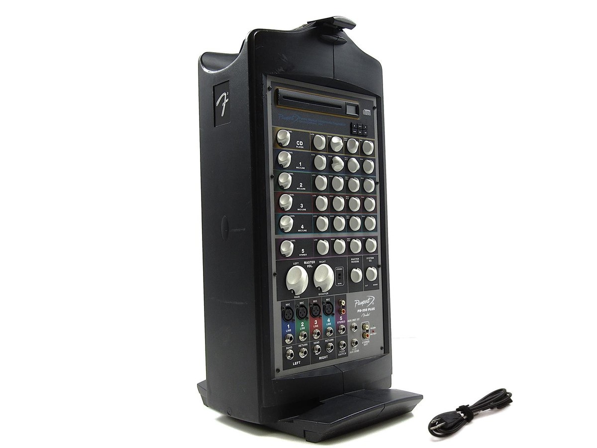 Fender Passport PD-250 PLUS 400W 5-Channel PA System with CD Player