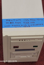 Vintage Personal Retro Computer Pentium 133MHz MMX 32MB RAM 4GB SSD Windows 98SE