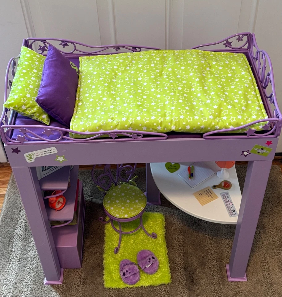 American Girl Doll McKenna Loft Bed & Accessories 2012 Retired  - Image 3 of 4