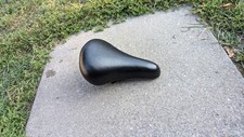 Bmx Bike Bicycle Seat Black Railed Small