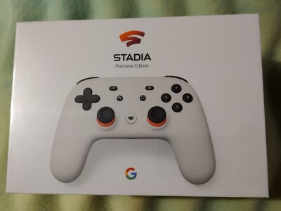 Google Stadia Premiere Edition White Controller + Chromecast Ultra (NEW) RARE