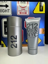 212 Men NYC by Carolina Herrera 2pc set (3.4oz EDT Spray & 3.3oz after shave) 