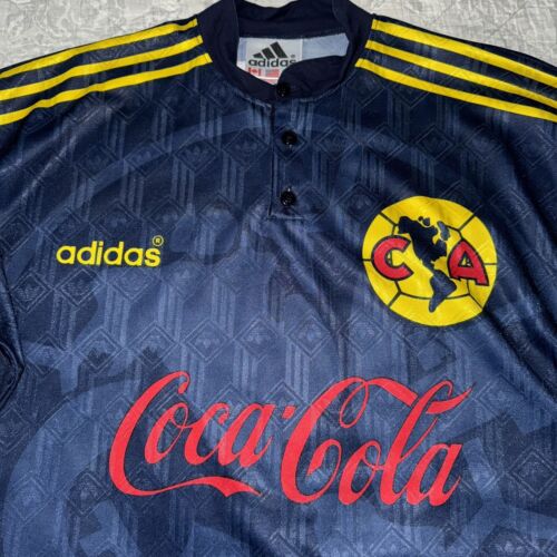 XL VTG adidas Club America soccer jersey Mexico shirt Aguilas 90s USA MX Mexico