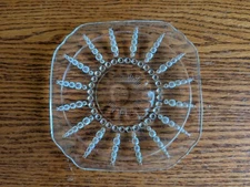 Vintage Federal Glass Columbia Clear Bread Butter Plate c1938-1942 6" GY35