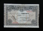 17 - SPAIN-BILBAO  BANKNOTE 25 PESETAS  1937   "Civil War"  Circulated