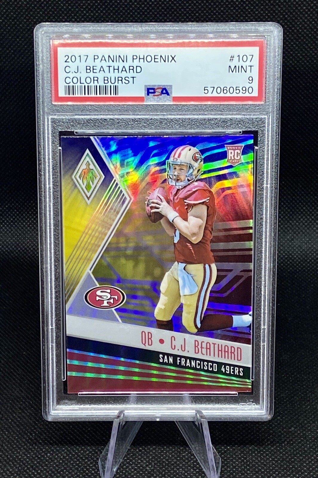 CJ Beathard Panini Phoenix #107 Color Burst