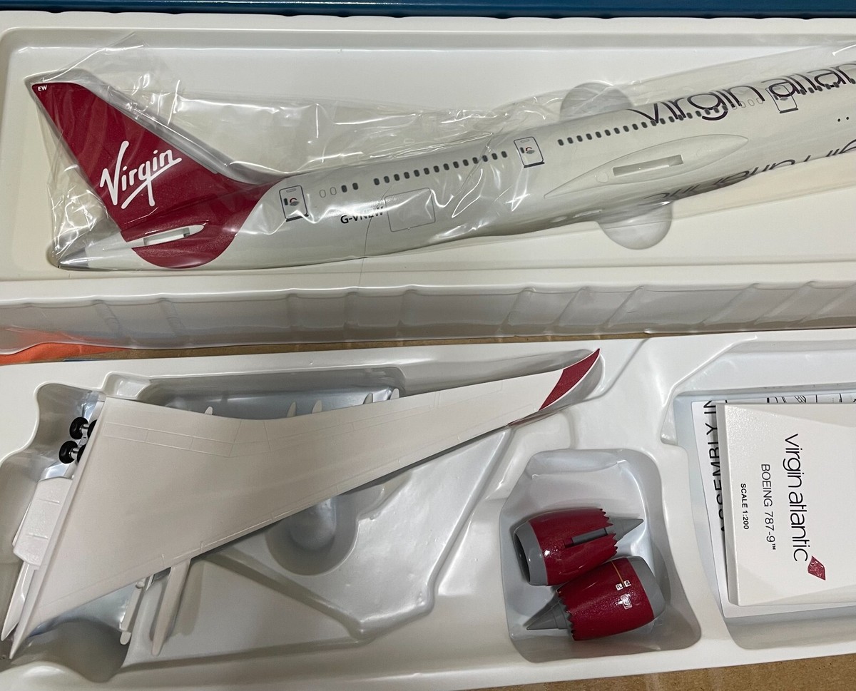 1/200 DARON SKYMARKS Boeing 787-9 Virgin Atlantic | eBay