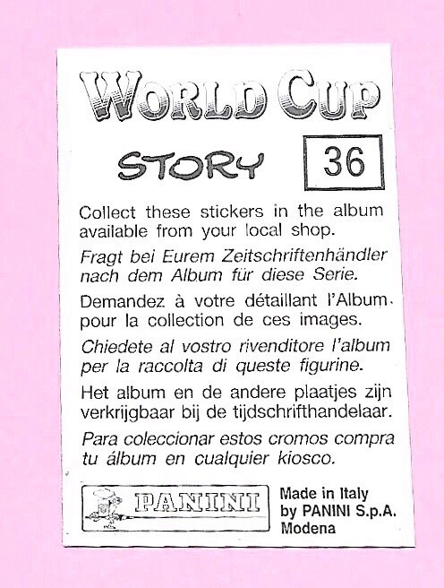 1990 Pele Mexico 70 World Cup Story #36 Brasil Team rare South
