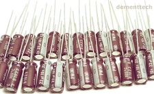 25x Nichicon PW 22uF 10V 105C radial electrolytic Capacitors caps 5mm 5x11