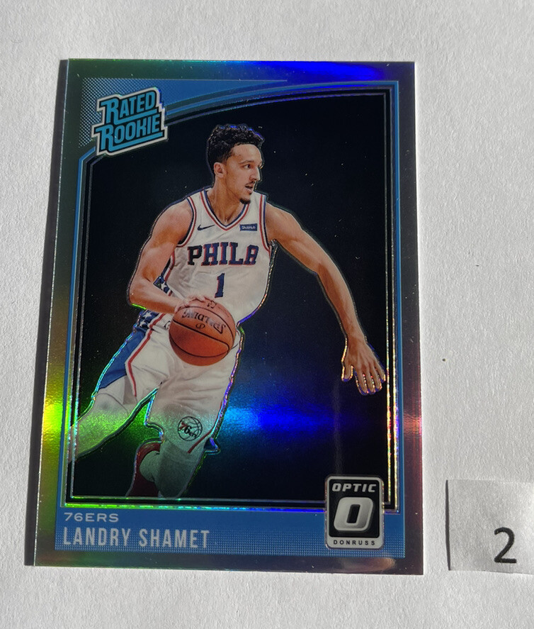 2018 Panini Donruss Optic Silver Prizm Holo Landry Shamet Rookie RC #158