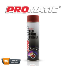 Red Oxide Primer Spray Aerosol 500ml Fast Drying Promatic