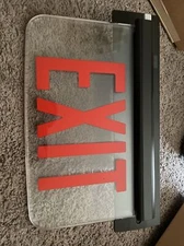 Recessed Edge-lit LED Exit Sign LEWSRXZE