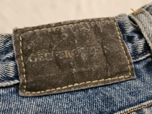 Men 34x30 Regular Fit Straight Leg Denim Jeans GEOFFERY BEENE Medium Wash - Picture 8 of 10