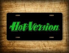 Hot Version Jdm Green Text Japanese Drift Car License Plate