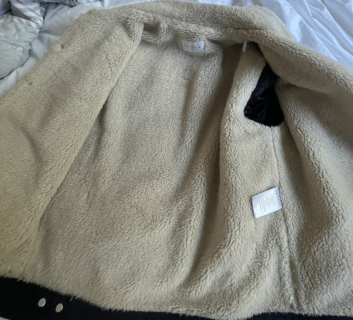 Sandro jacket peacoat medium - image 7