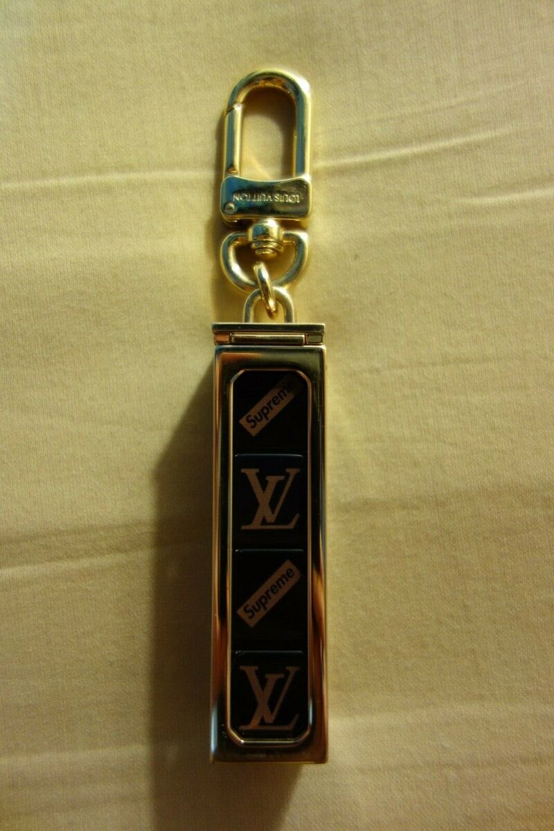 Louis Vuitton x Supreme Autumn-Winter 2017 Dice KeyChain Brass / Brown