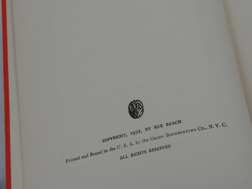 Rex Beach Beyond Control 1932 w/ DJ + Flowing Gold 1922 First Edition Vintage HC - Picture 15 of 24