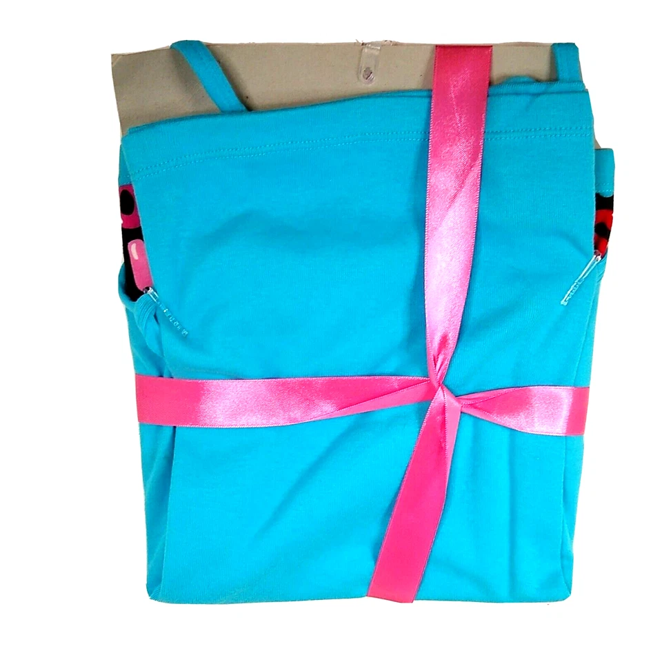 Fruit Of The Loom Azul Cami y Estampado Boyleg Conjunto para Dormir Talla Damas M Nuevo Foto 4 de 4